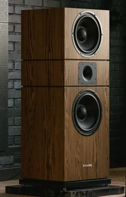 Pylon Audio Amber walnut loudspeaker